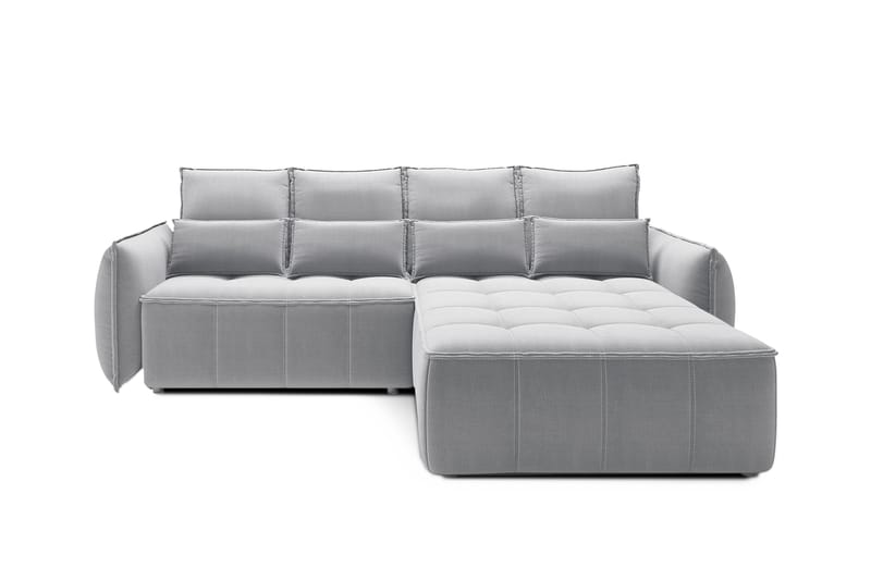 Takara Bäddsoffa med Divan 3-sits - Grå - Möbler - Soffa - Bäddsoffa - Bäddsoffa divan