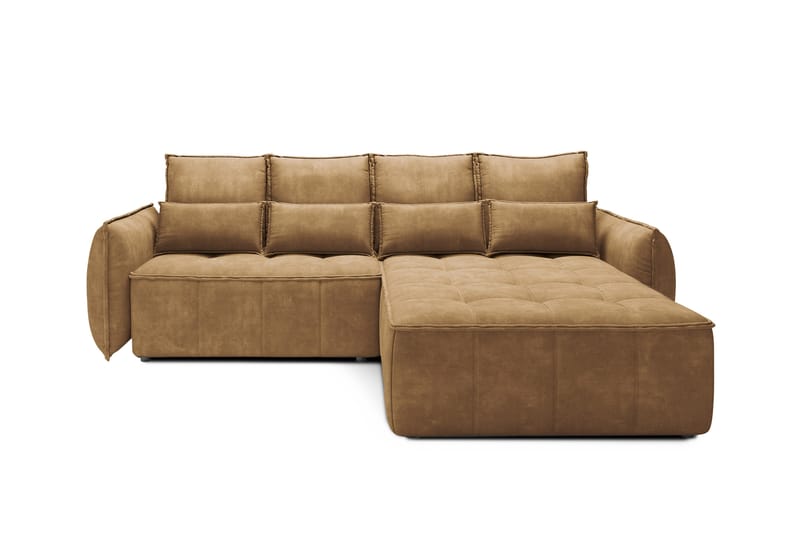 Takara Bäddsoffa med Divan 3-sits - Gul - Möbler - Soffa - Bäddsoffa - Bäddsoffa divan