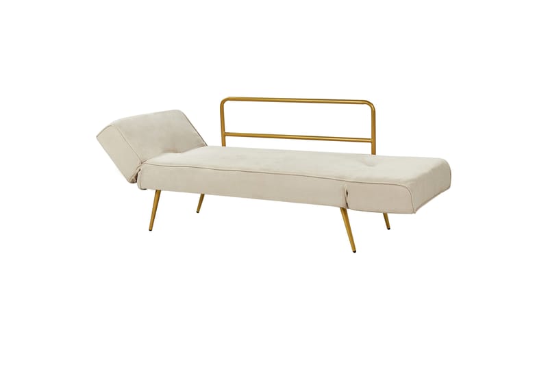 Touya Bäddsoffa 2-sits - Beige/Guld - Möbler - Soffa - Bäddsoffa - 2 sits bäddsoffa