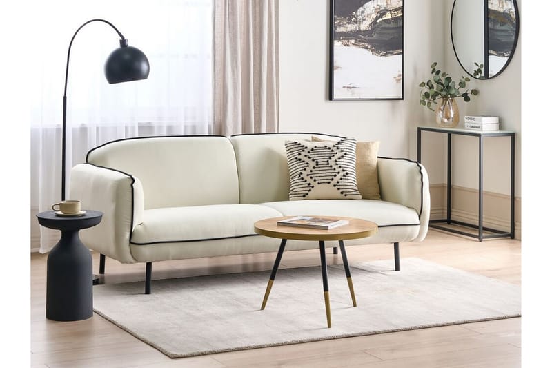 Balint Soffa 3-sits - Beige/Svart - Möbler - Soffa - 3 sits soffa