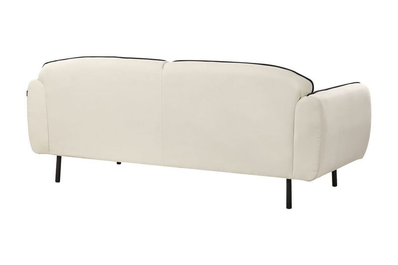 Balint Soffa 3-sits - Beige/Svart - Möbler - Soffa - 3 sits soffa