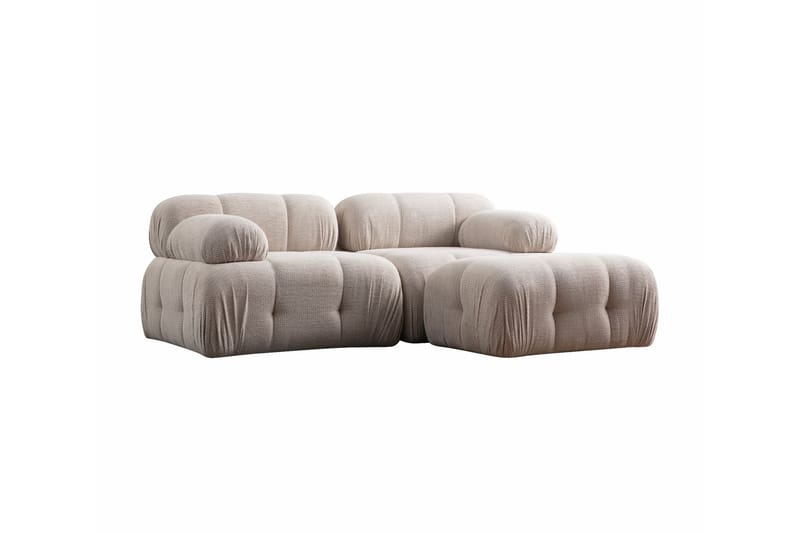 Bengul Soffa med Divan 2-sits - Cream - Möbler - Soffa - Divansoffa & schäslongsoffa - 2 sits soffa med divan