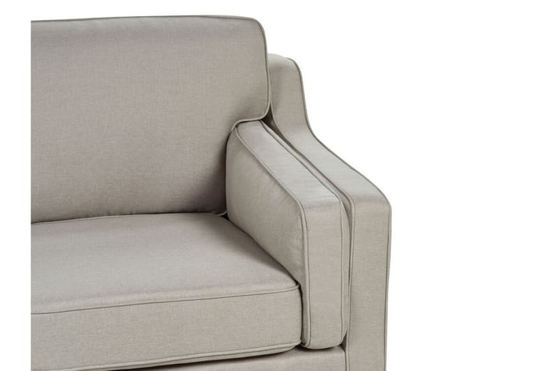 Bertha Soffa 3-sits - Beige/Mörkt trä - Möbler - Soffa - 3 sits soffa