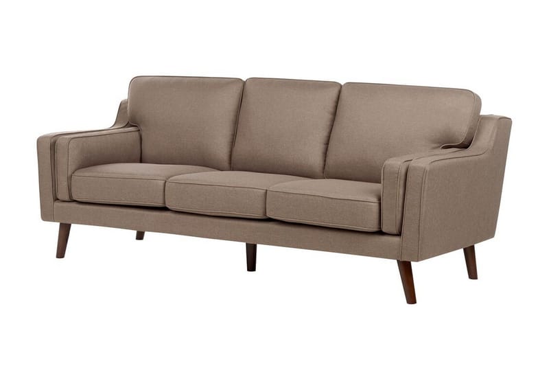 Bertha Soffa 3-sits - Brun/Ljust trä - Möbler - Soffa - 3 sits soffa