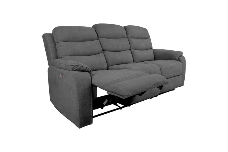 Reclinersoffa Mimi 3-sits Grå - Möbler - Soffa - Biosoffa & reclinersoffa - 3 sits biosoffa & reclinersoffa