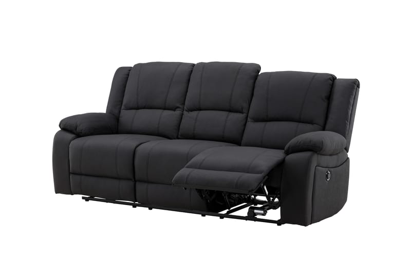 Singapore Reclinersoffa 3-sits - Svart - Möbler - Soffa - Biosoffa & reclinersoffa