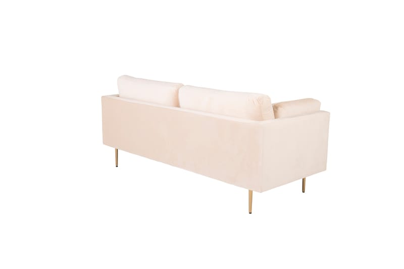 Bloom Sammetssoffa 3-sits - Beige - Möbler - Soffa - 3 sits soffa