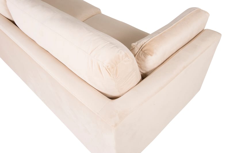 Bloom Sammetssoffa 3-sits - Beige - Möbler - Soffa - 3 sits soffa