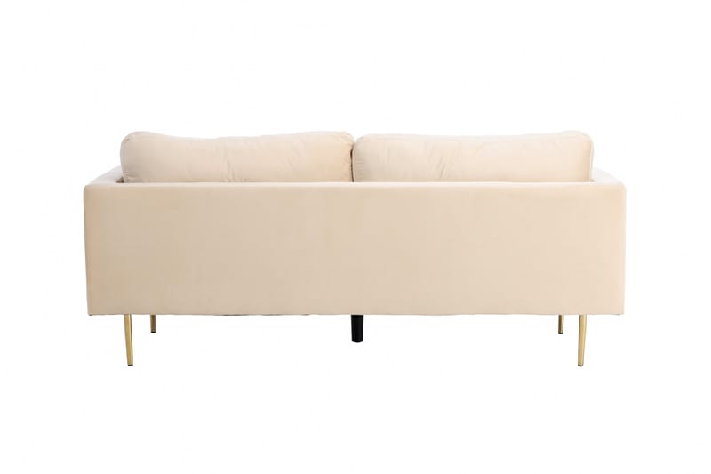 Bloom Sammetssoffa 3-sits - Beige - Möbler - Soffa - 3 sits soffa