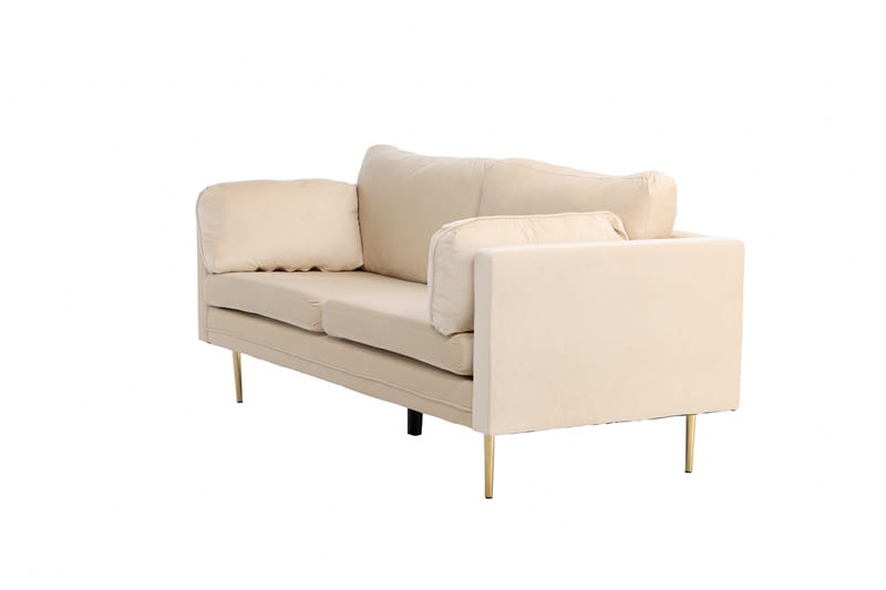 Bloom Sammetssoffa 3-sits - Beige - Möbler - Soffa - 3 sits soffa