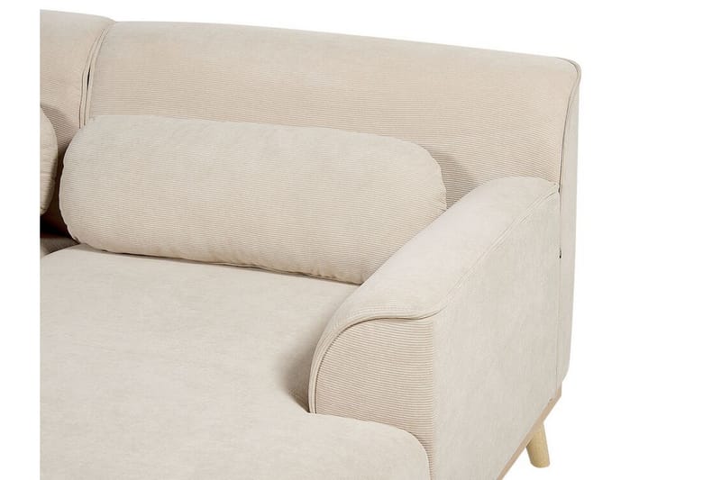 Bree Hörnsoffa 3-sits - Beige/Ljust trä - Möbler - Soffa - Hörnsoffa