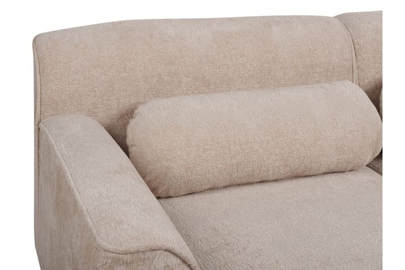 Bree Hörnsoffa 3-sits - Beige/Ljust trä - Möbler - Soffa - Hörnsoffa