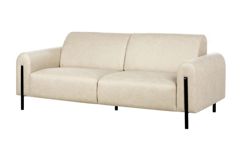 Christa Soffa 3-sits - Beige/Svart - Möbler - Soffa - 3 sits soffa