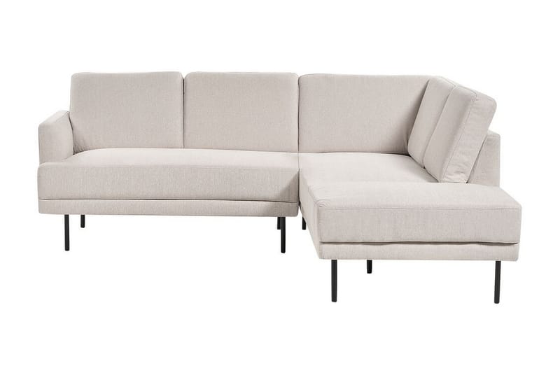 Deajna Hörnsoffa 4-sits - Beige/Svart - Möbler - Soffa - Hörnsoffa