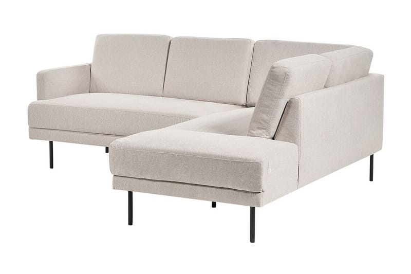 Deajna Hörnsoffa 4-sits - Beige/Svart - Möbler - Soffa - Hörnsoffa