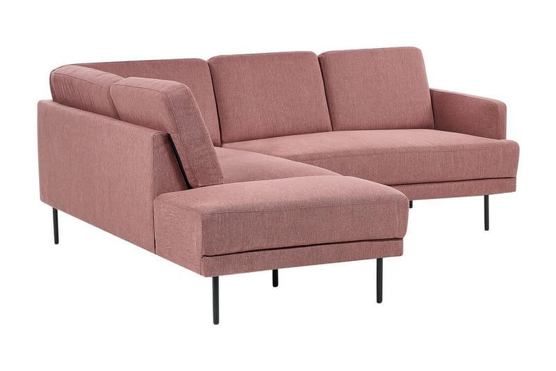 Deajna Hörnsoffa 4-sits - Rosa/Brun/Svart - Möbler - Soffa - Hörnsoffa