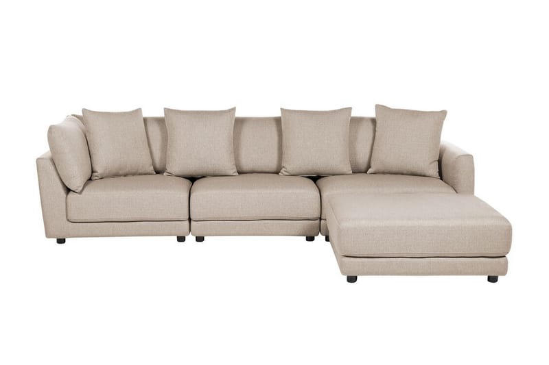 Delisha Soffa 3-sits - Beige/Svart - Möbler - Soffa - 3 sits soffa