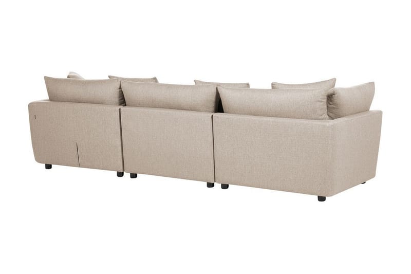 Delisha Soffa 3-sits - Beige/Svart - Möbler - Soffa - 3 sits soffa