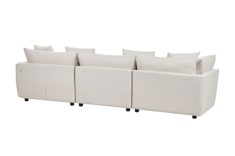 Delisha Soffa 3-sits - Vit/Svart - Möbler - Soffa - 3 sits soffa