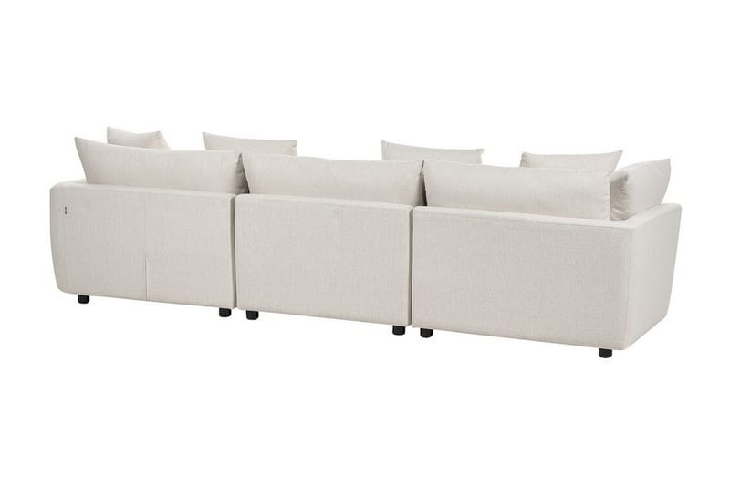 Delisha Soffa 3-sits - Vit/Svart - Möbler - Soffa - 3 sits soffa