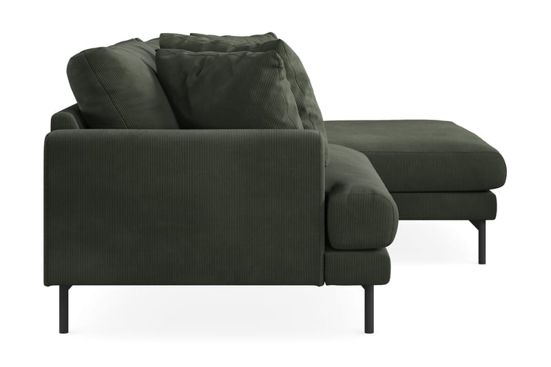 3-sits Divansoffa Armunia - Mörkgrön - 2 sits soffa med divan - 4 sits soffa med divan - Sammetssoffa - Skinnsoffa - 3 sits soffa med divan - Divansoffa & schäslongsoffa