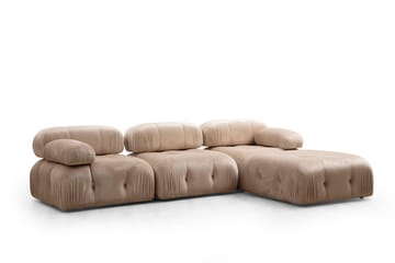 Bubblig Divansoffa 3-sits 288 cm Belgin