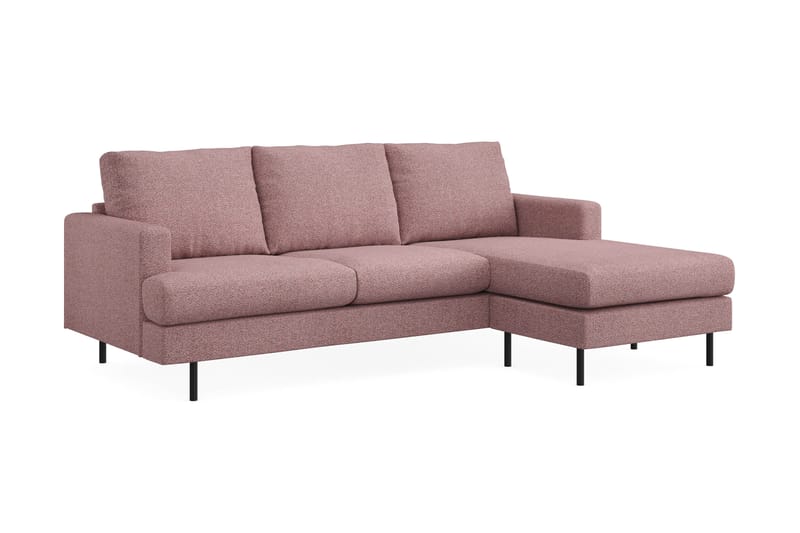 Soffa m. Divan Armunia Compact 3-sits - Lila - Möbler - Soffa - Divansoffa & schäslongsoffa - 3 sits soffa med divan