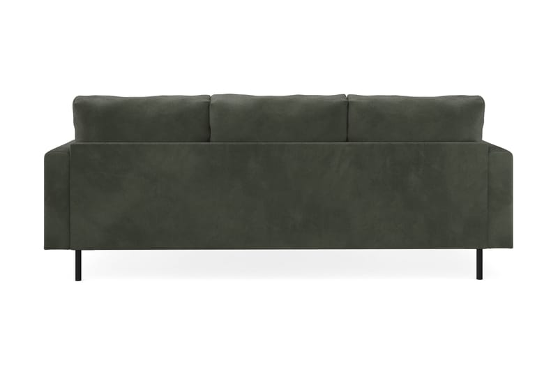 Soffa m. Divan Armunia Compact 3-sits - Mörkgrön - Möbler - Soffa - Divansoffa & schäslongsoffa - 3 sits soffa med divan