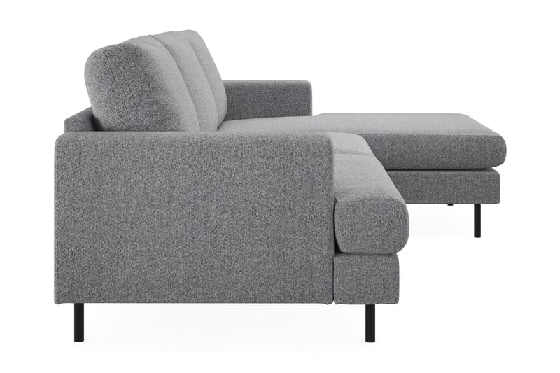 Soffa m. Divan Höger Armunia Compact 3-sits - Grå - Möbler - Soffa - Divansoffa & schäslongsoffa - 3 sits soffa med divan