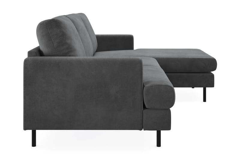 Soffa m. Divan Höger Armunia Compact 3-sits - Grå - Möbler - Soffa - Divansoffa & schäslongsoffa - 3 sits soffa med divan