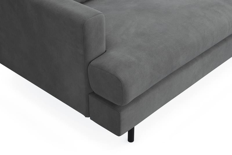 Soffa m. Divan Höger Armunia Compact 3-sits - Grå - Möbler - Soffa - Divansoffa & schäslongsoffa - 3 sits soffa med divan