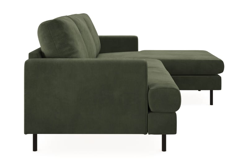 Soffa m. Divan Höger Armunia Compact 3-sits - Grön - Möbler - Soffa - Divansoffa & schäslongsoffa - 3 sits soffa med divan