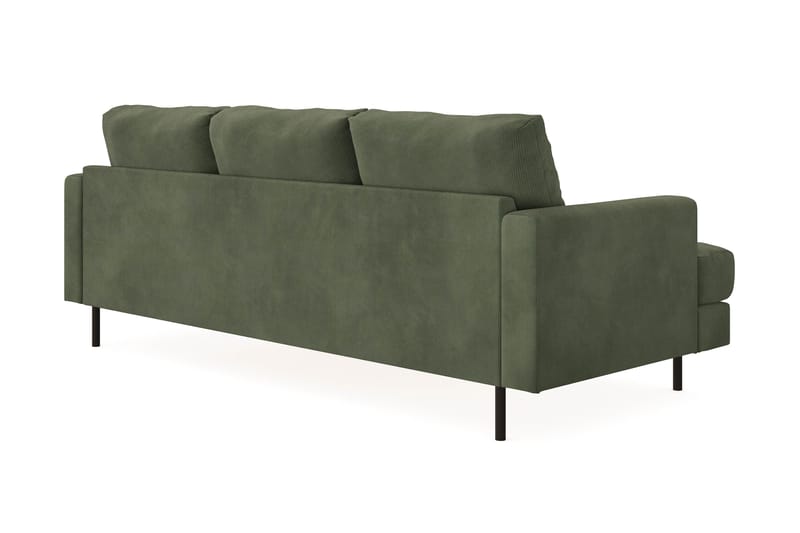 Soffa m. Divan Höger Armunia Compact 3-sits - Grön - Möbler - Soffa - Divansoffa & schäslongsoffa - 3 sits soffa med divan