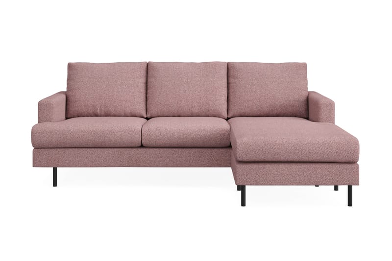 Soffa m. Divan Höger Armunia Compact 3-sits - Lila - Möbler - Soffa - Divansoffa & schäslongsoffa - 3 sits soffa med divan