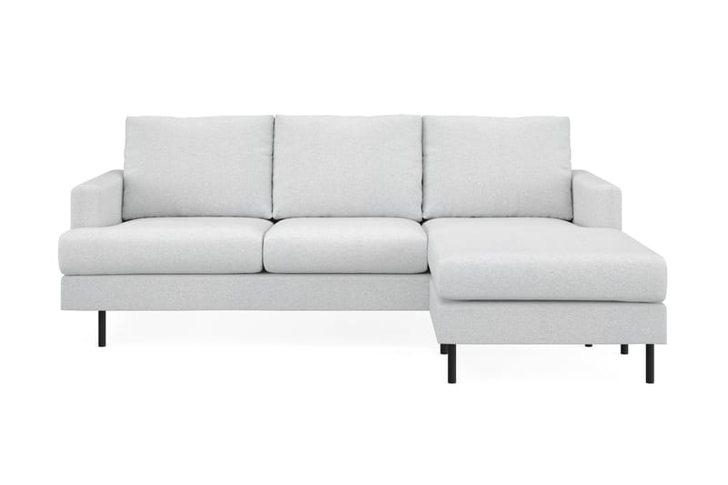 Soffa m. Divan Höger Armunia Compact 3-sits - Ljusgrå - Möbler - Soffa - Divansoffa & schäslongsoffa - 3 sits soffa med divan