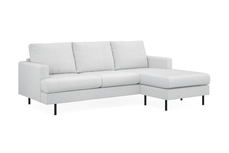 Soffa m. Divan Höger Armunia Compact 3-sits - Ljusgrå - Möbler - Soffa - Divansoffa & schäslongsoffa - 3 sits soffa med divan