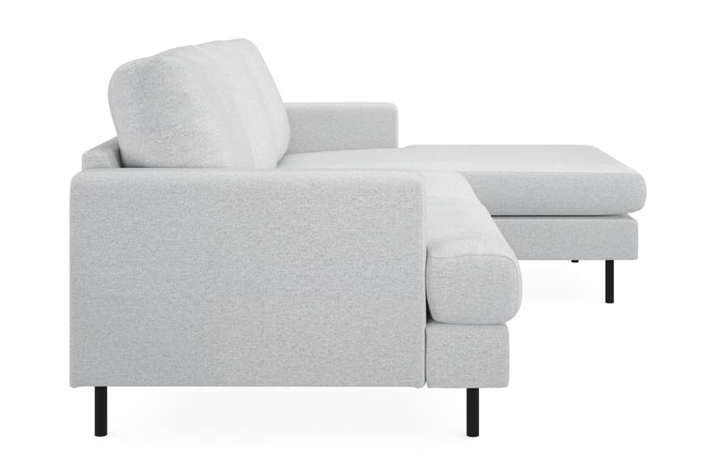 Soffa m. Divan Höger Armunia Compact 3-sits - Ljusgrå - Möbler - Soffa - Divansoffa & schäslongsoffa - 3 sits soffa med divan