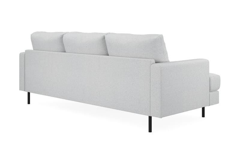 Soffa m. Divan Höger Armunia Compact 3-sits - Ljusgrå - Möbler - Soffa - Divansoffa & schäslongsoffa - 3 sits soffa med divan