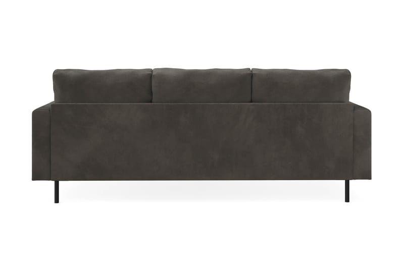 Soffa m. Divan Höger Armunia Compact 3-sits - Mörkgrå - Möbler - Soffa - Divansoffa & schäslongsoffa - 3 sits soffa med divan