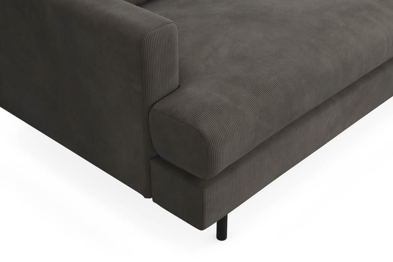 Soffa m. Divan Höger Armunia Compact 3-sits - Mörkgrå - Möbler - Soffa - Divansoffa & schäslongsoffa - 3 sits soffa med divan