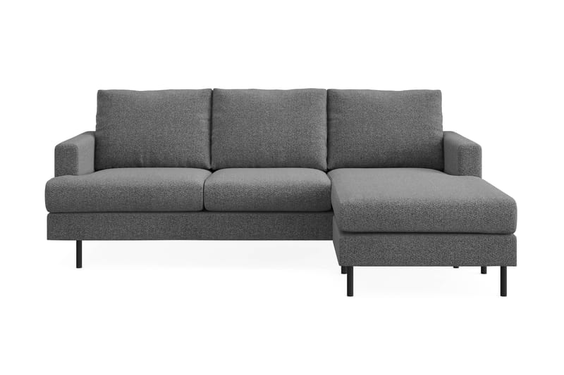 Soffa m. Divan Höger Armunia Compact 3-sits - Mörkgrå - Möbler - Soffa - Divansoffa & schäslongsoffa - 3 sits soffa med divan