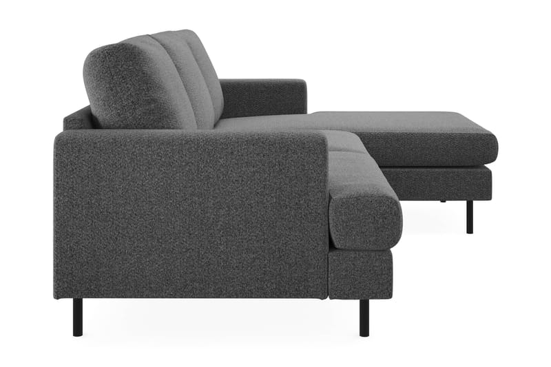 Soffa m. Divan Höger Armunia Compact 3-sits - Mörkgrå - Möbler - Soffa - Divansoffa & schäslongsoffa - 3 sits soffa med divan