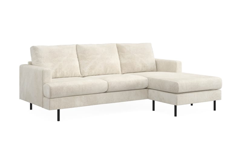 Soffa m. Divan Höger Armunia Compact 3-sits - Vit - Möbler - Soffa - Divansoffa & schäslongsoffa - 3 sits soffa med divan