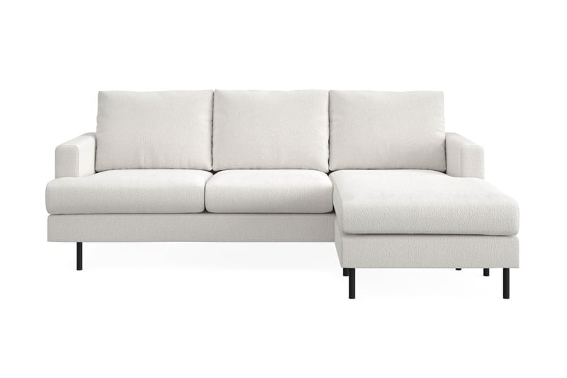 Soffa m. Divan Höger Armunia Compact 3-sits - Vit - Möbler - Soffa - Divansoffa & schäslongsoffa - 3 sits soffa med divan