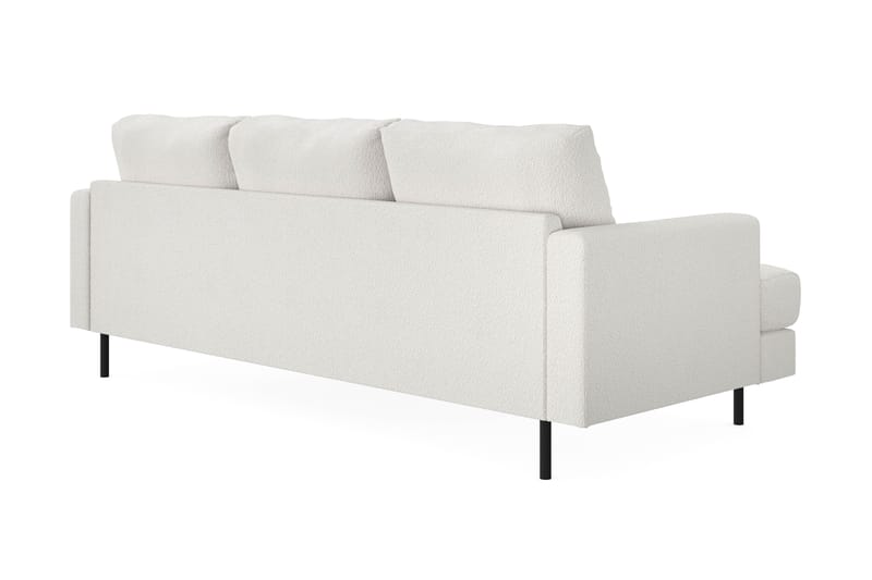 Soffa m. Divan Höger Armunia Compact 3-sits - Vit - Möbler - Soffa - Divansoffa & schäslongsoffa - 3 sits soffa med divan