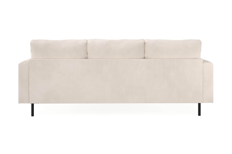 Soffa m. Divan Höger Menard Compact 3-sits - Beige - Möbler - Soffa - Divansoffa & schäslongsoffa - 3 sits soffa med divan