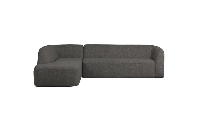 Soffa med Schäslong Mooli 3-sits - Grå/Svart - Möbler - Soffa - Divansoffa & schäslongsoffa - 3 sits soffa med divan