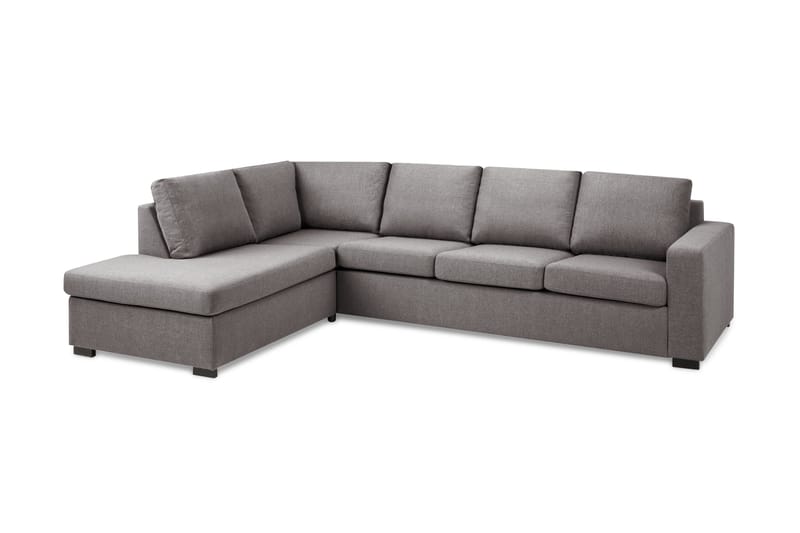 Soffa Nevada Limited Edition 3-sits med Schäslong Vänster - Ljusgrå - 2 sits soffa med divan - 4 sits soffa med divan - Sammetssoffa - Skinnsoffa - 3 sits soffa med divan - Divansoffa & schäslongsoffa