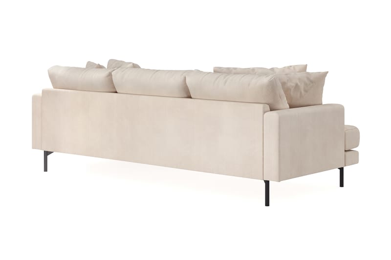 4-sits Divansoffa Armunia - Beige - Möbler - Soffa - Divansoffa & schäslongsoffa - 4 sits soffa med divan