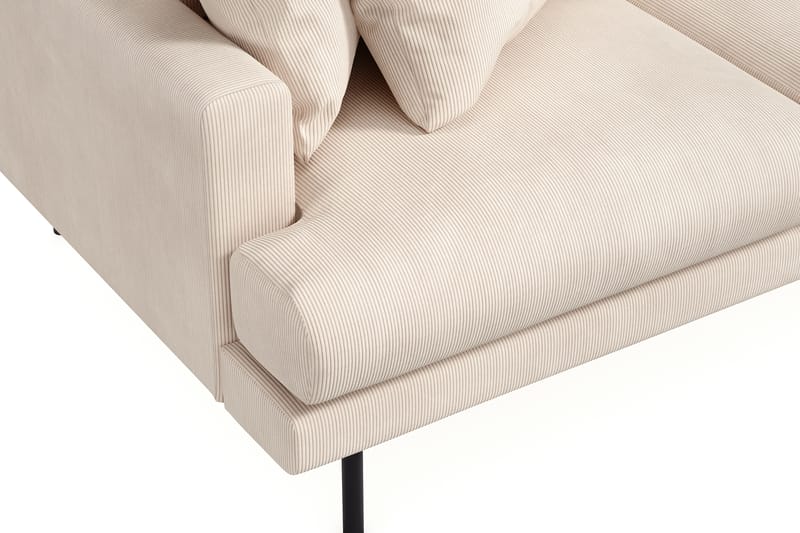 4-sits Divansoffa Armunia - Beige - Möbler - Soffa - Divansoffa & schäslongsoffa - 4 sits soffa med divan